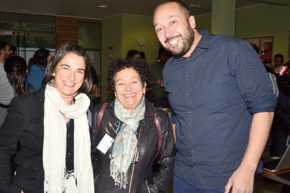 Ana Teresa González, Doris Soto y Jorge León.